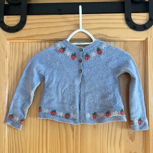 Baby Boden Spring Strawberry sweater
